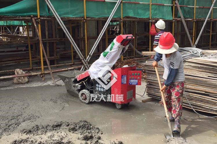 混凝土澆筑泵施工